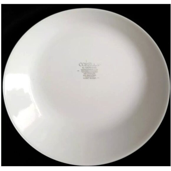 Corelle Casa Flora Dinner plate and salad/bread plate 10 1/4" yellow blue vine - Picture 7 of 8